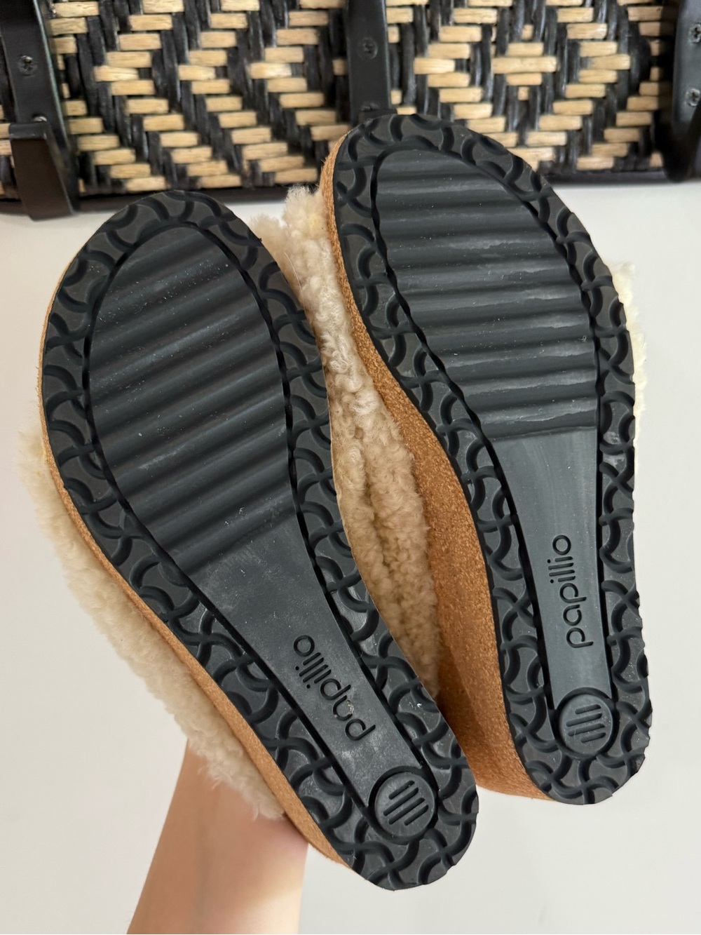 Birkenstock Papillio Namica Teddy Wedge Sandals - Size 39/Size 8 - Picture 7 of 15